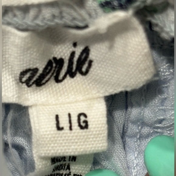 AERIE Spring Fling Floral Halter Mini Dress - Picture 10 of 10